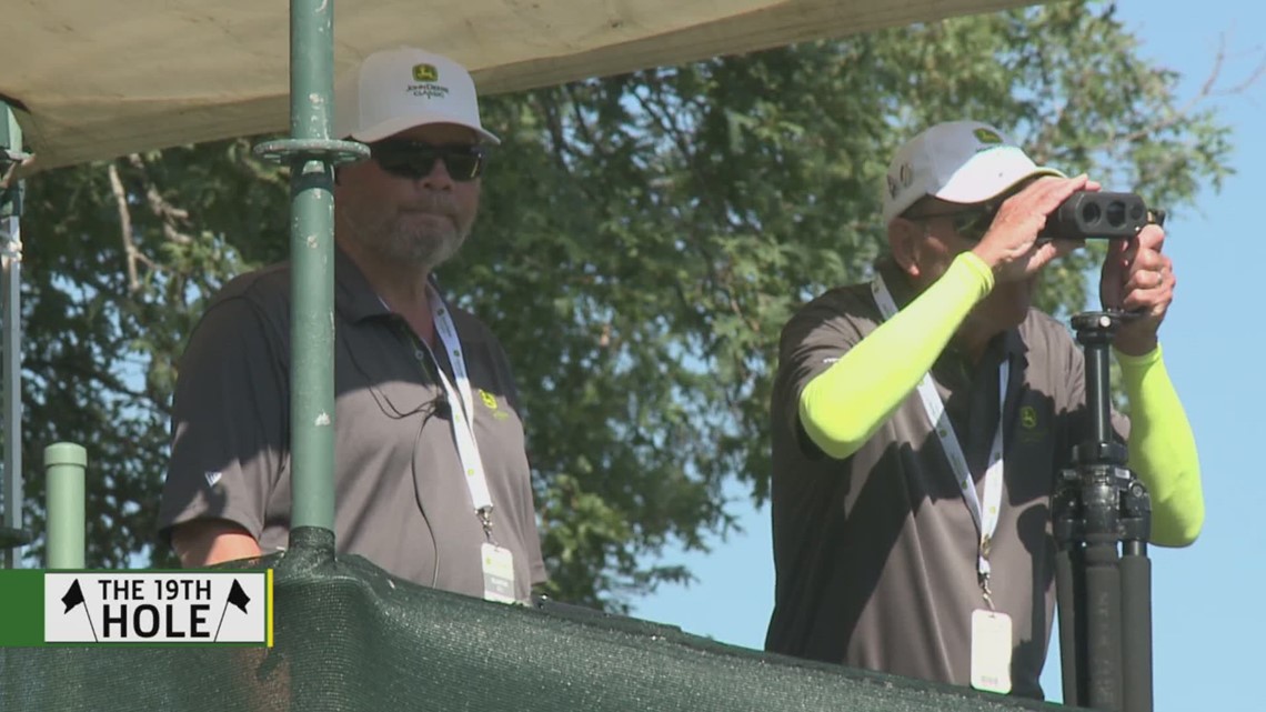 Don Mewes and Roger Fredrick are the reason you know how far each shot travels at the John Deere Classic