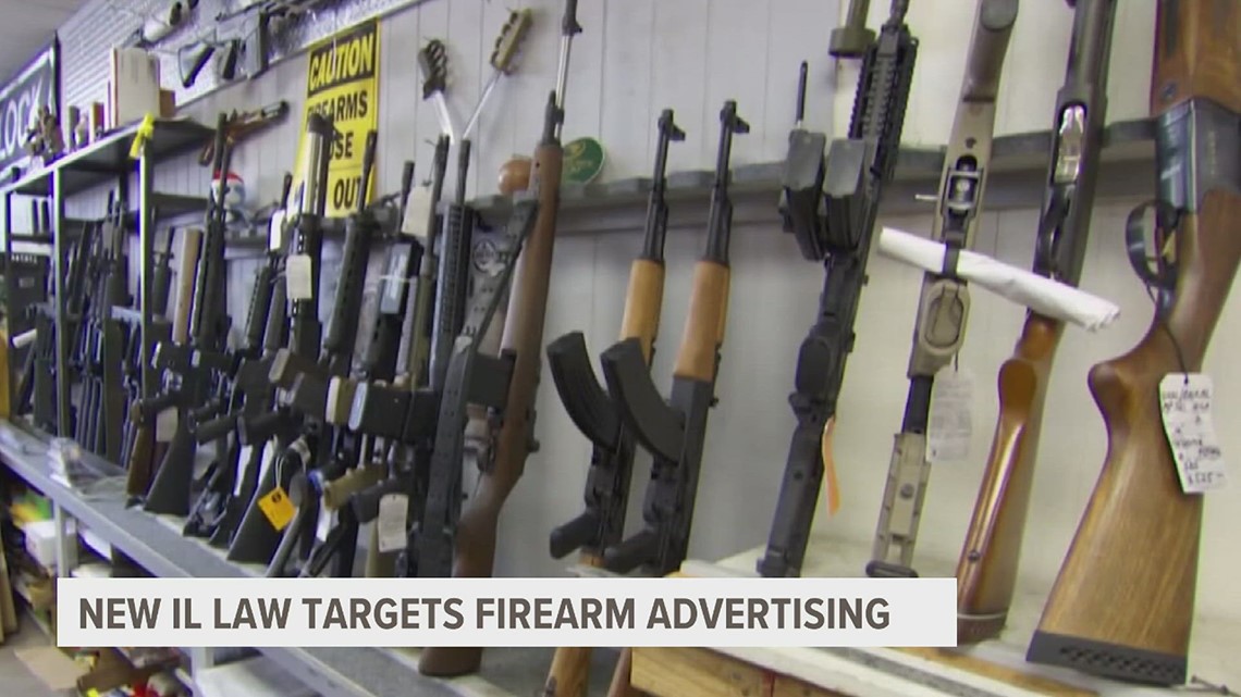 Governor Pritzker signing new gun advertising legislation this week