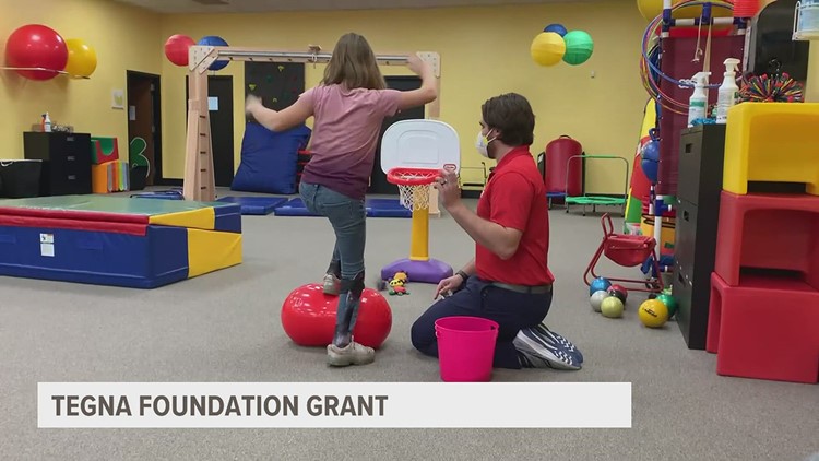 Children's Therapy Center of the Quad Cities receives a Tegna Foundation Grant from News 8