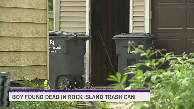 Rock Island boy found in garbage can died from gunshot wound