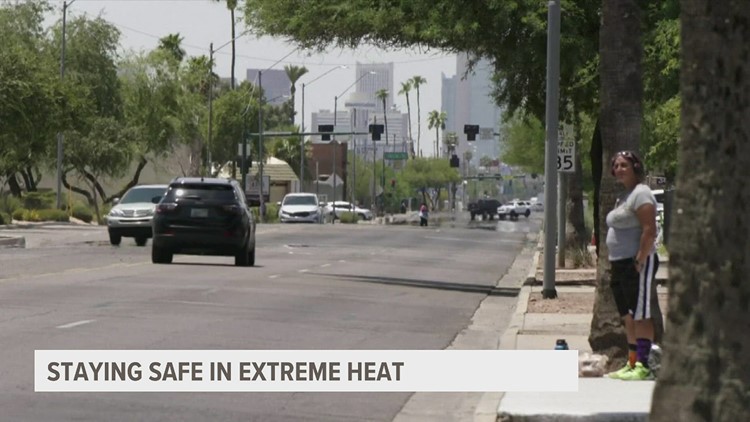 Protecting each other from the extreme heat on the way, places to go to beat the heat