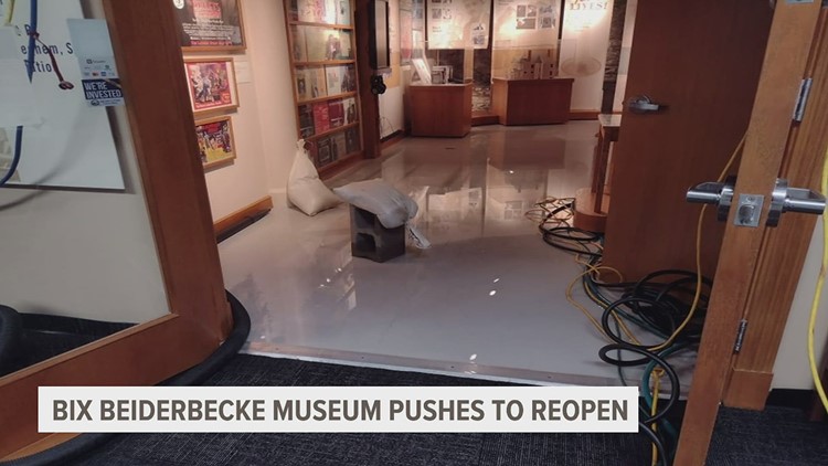 Bix Beiderbecke Museum needs help repairing damage caused by flood waters, asking public for monetary donations