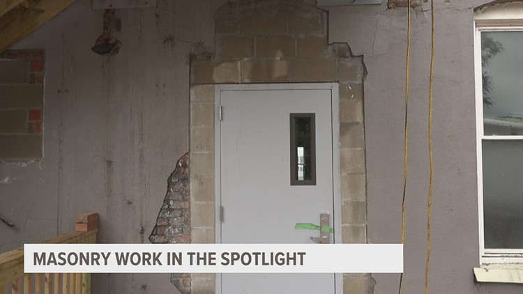 Spotlight on masonry work after Davenport building collapse