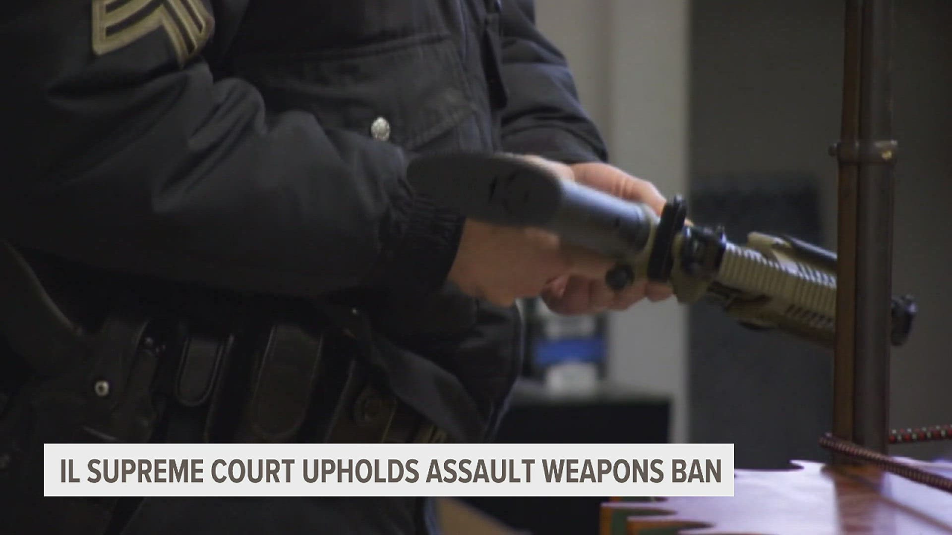 Illinois Supreme Court released their decision on the assault weapon ban, finding the law legal. Many political officials weighing in on the decision this afternoon.