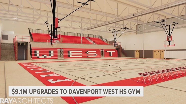 $9.1M upgrades to Davenport West HS athletic facilities kicked off Tuesday