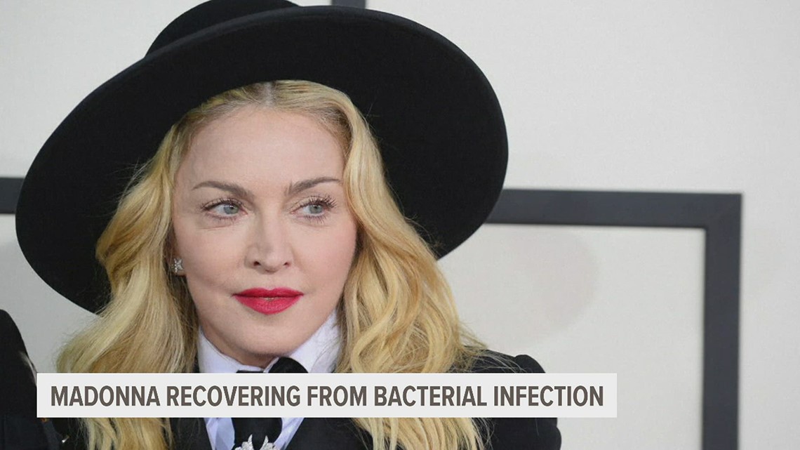 Madonna recovering from bacterial infection