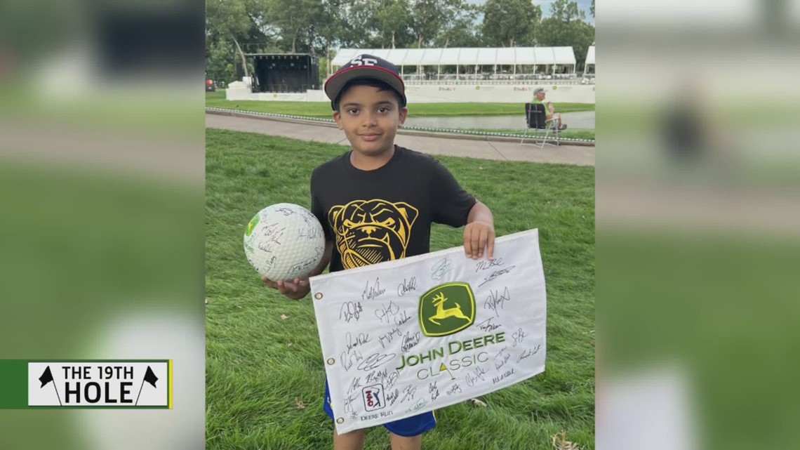 This 8-year-old kid's biggest moment at the JDC was meeting Kirk Ferentz | Fan of the Day