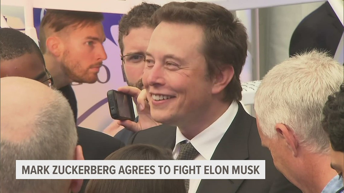 Heads up: Elon Musk and Mark Zuckerberg announce upcoming fight