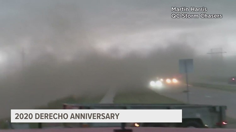 3rd year anniversary of the 2020 derecho, one of the most dangerous and costly thunderstorms in history