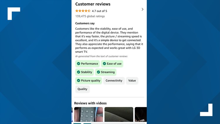 Amazon is rolling out a generative AI feature that summarizes product reviews