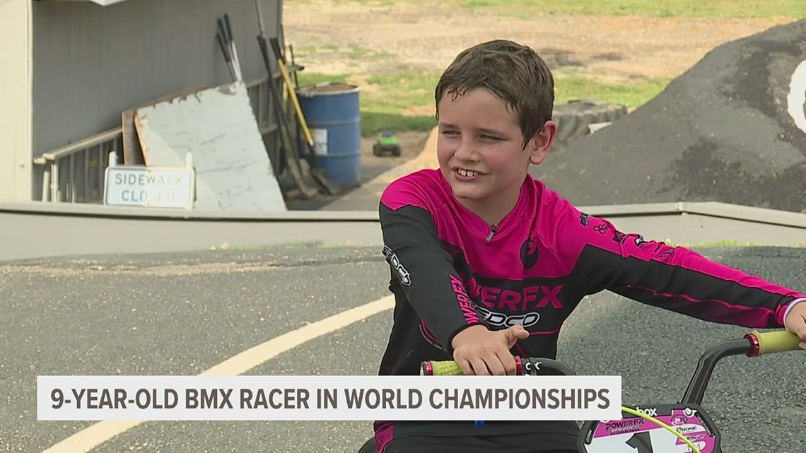 Want to bank on a fast racer? 9-year-old 'Fort Knox' could win gold at a BMX world championship
