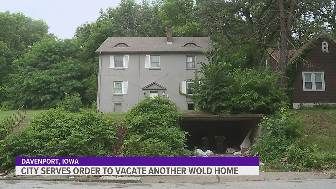 Davenport home owned by Andrew Wold served order to vacate