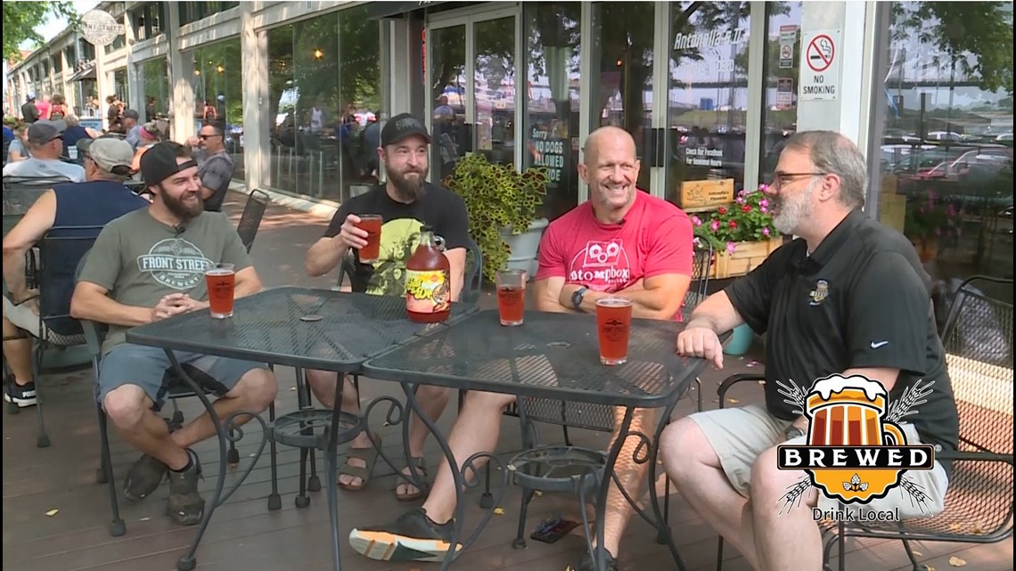 E106- Brewed-Taste the Tailwind not Just the Dip- Part 2 Front Street Brewery and Stompbox Brewing Collaboration -RAGBRAI 2023