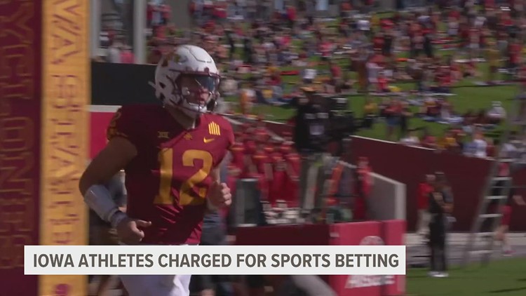 Iowa collegiate athletes facing charges related to sports betting